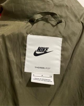 Plumífero Nike Chica Verde Talla S/M