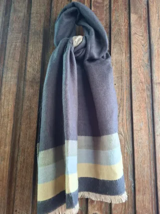 Sciarpa William uomo grigio multicolore