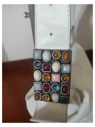 Borsa K.Play vera pelle bianca