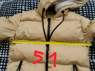 Plumífero beige mujer talla S