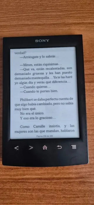 Ebook Sony Negro PRS-T2 + Cargador