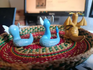 Set 3 figuras Pokémon Tomy Evoluciones dratini