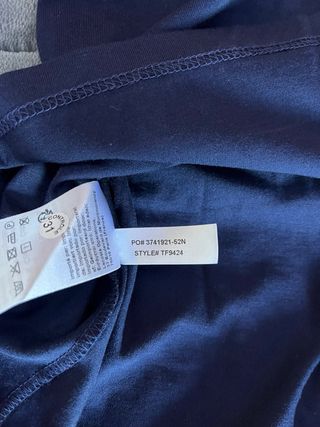 T-shirt Lacoste Azul Mulher Tamanho S