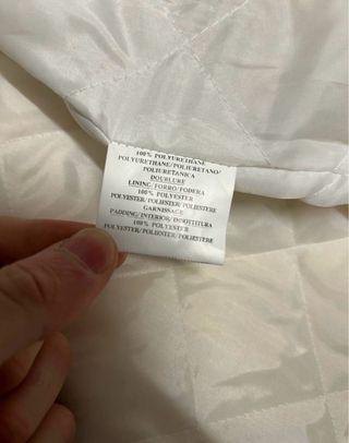 Giubbotto bianco con pelliccia