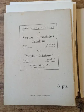 15 revistes de Biblioteca Popular 1946 - 1956