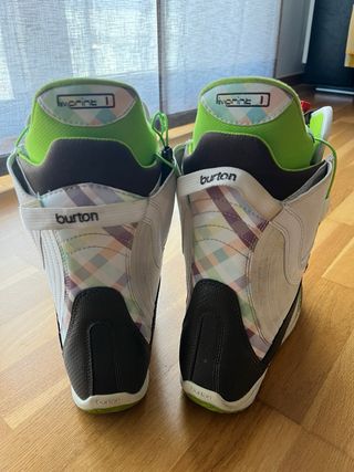 Botas de Snowboard BURTON Blancas y Verdes