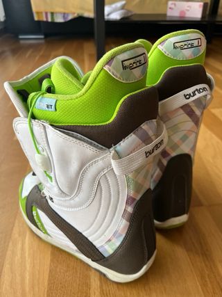 Botas de Snowboard BURTON Blancas y Verdes