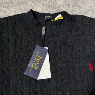 Jersey Polo Ralph Lauren Negro Cable Knit