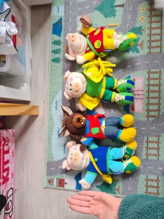 Peluches para niños cuento los tres cerditos