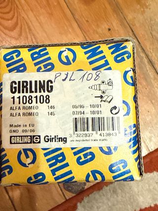 Bombín Embrague Girling Alfa Romeo