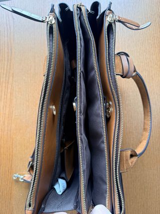 Maletín portafolios piel marrón