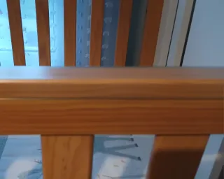 Cuna madera + colchón bebé