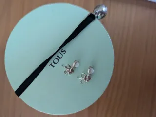 Pendientes Tous Rosa y Plata