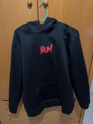 Sudadera BUM Negra con Capucha