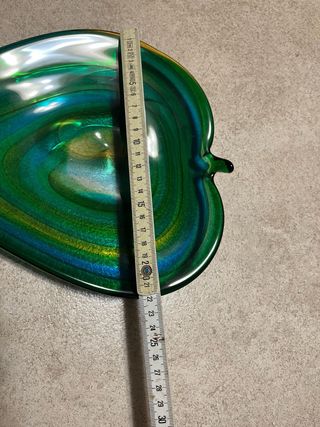 Foglia Vetro Murano Vintage Verde