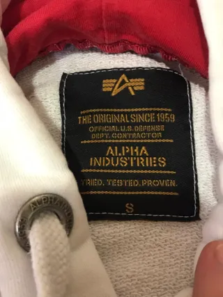 Felpa Alpha Industries tg.S uomo