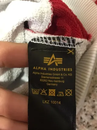 Felpa Alpha Industries tg.S uomo