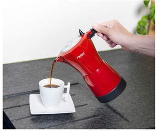 Moka elettrica base caffè caffe 6 tazzine 180 ml