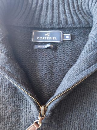 Jersey de invierno estilo nórdico con bufanda