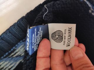 Jersey de invierno estilo nórdico con bufanda