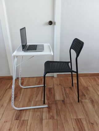 Mesa Auxiliar Plegable Extensible 51x39x55-72cm