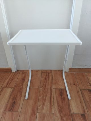 Mesa Auxiliar Plegable Extensible 51x39x55-72cm