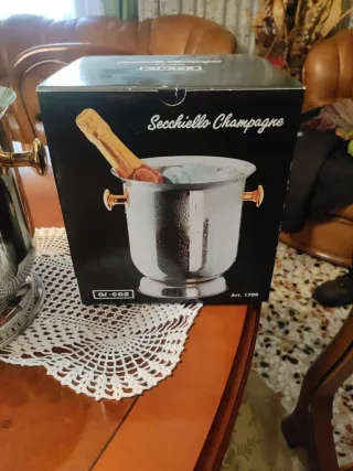 Champañera. Cubo para champán inox