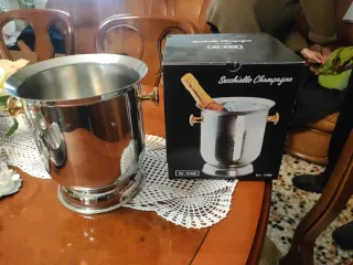 Champañera. Cubo para champán inox