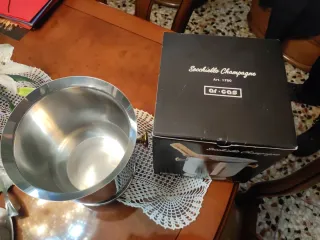 Champañera. Cubo para champán inox