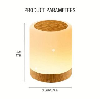 Lámpara LED táctil nocturna – recargable USB, RGB