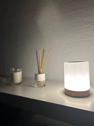 Lámpara LED táctil nocturna – recargable USB, RGB