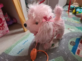 Peluche perro camina y ladra