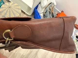 Maletín Barbour Piel Marrón