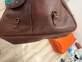 Maletín Barbour Piel Marrón