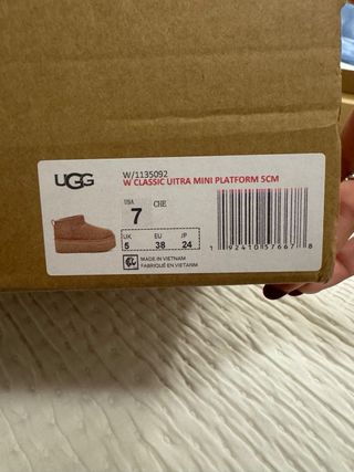 Botas UGG plataforma marrón