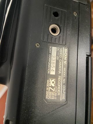 Sony Handycam Video 8 CCD-F335E funcionando