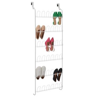 Zapatero para puerta 18 pares metal