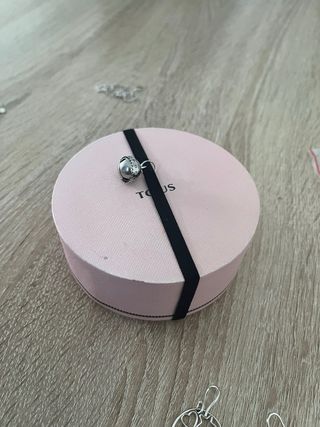 Conjunto Tous Plata: Collar, Pulsera y Pendientes