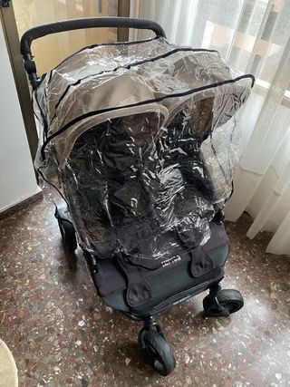 Carrito gemelar Easy Twin capazo y protectores
