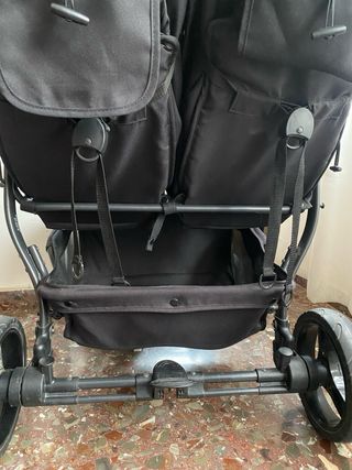 Carrito gemelar Easy Twin capazo y protectores