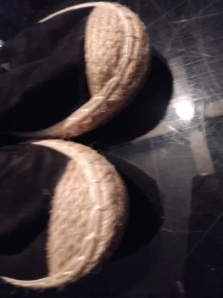 Espadrillas nere borchiate n. 38