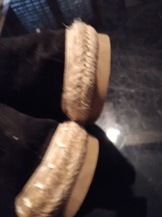 Espadrillas nere borchiate n. 38