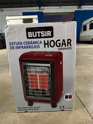 Estufa Cerámica Butsir Hogar Granate