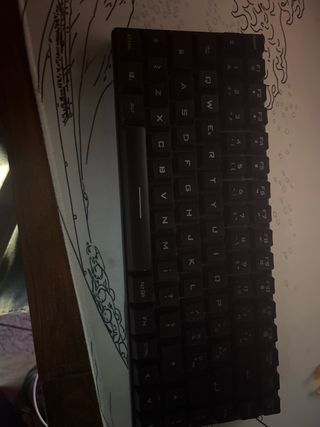 Teclado Inalámbrico/Cableado Negro