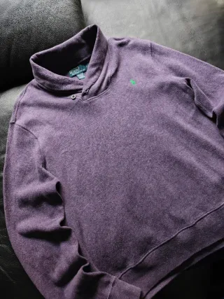 Jersey Polo Ralph Lauren morado talla L