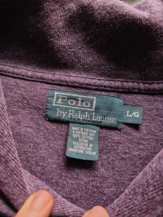 Jersey Polo Ralph Lauren morado talla L