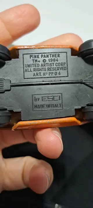 Macchinina Pantera Rosa Arancione