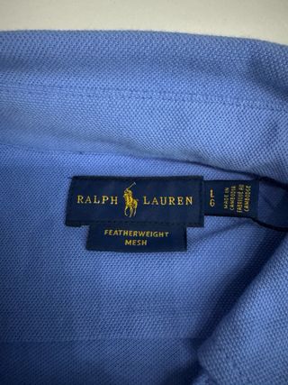 Camicia Ralph Lauren donna blu nuova