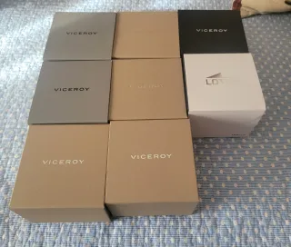 7 Cajas vacias de Viceroy y 1 Lotus para Relojes