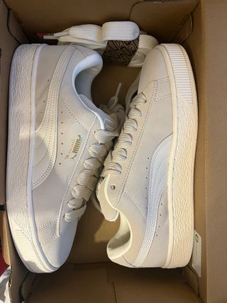 Zapatillas Puma Suede XL Talla 42 Crema